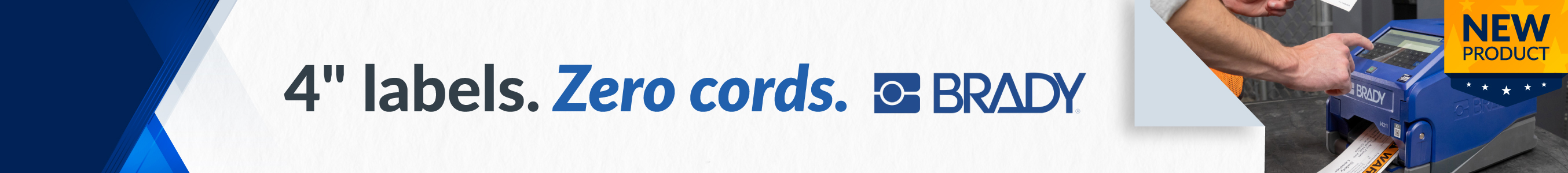 brady i4311 printer banner