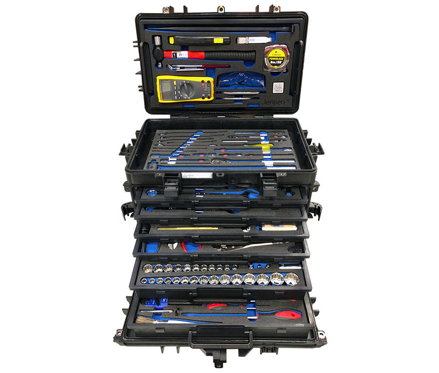Jensen Tools JTC-15232-U Heavy Duty GMTK in a 6 Drawer Case
