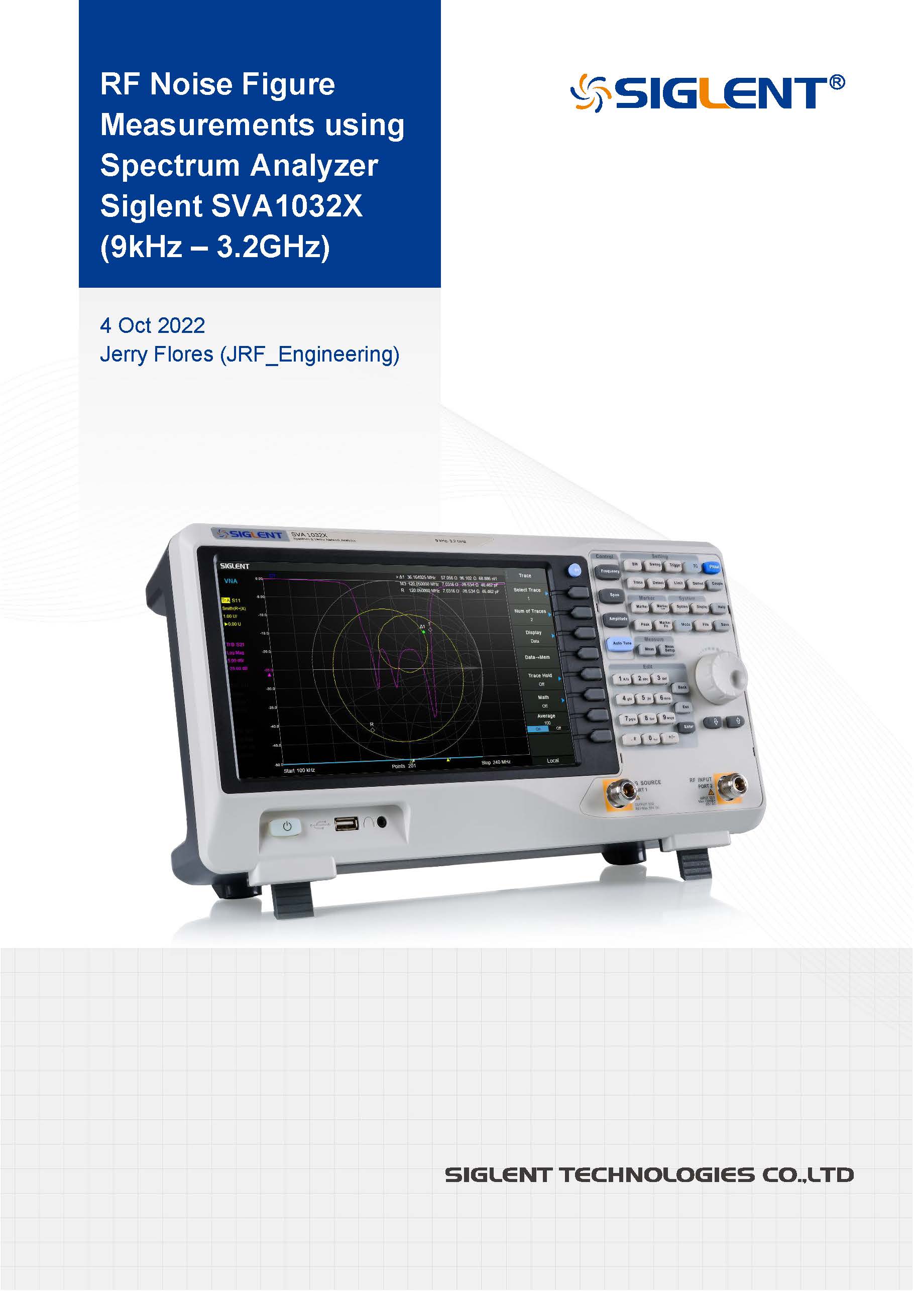 Siglent Noise Figure Measurement Appnote