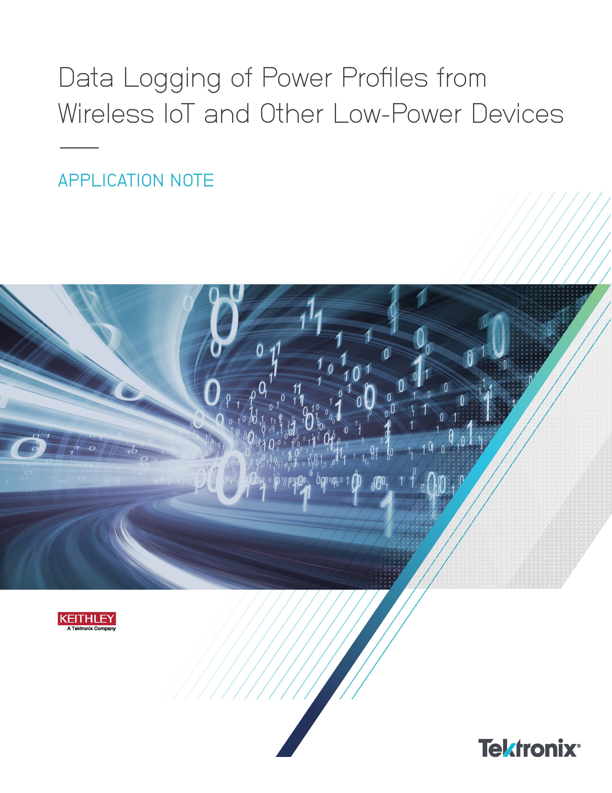 Keithley DMM6500 Data Logging of Power Profiles Appnote