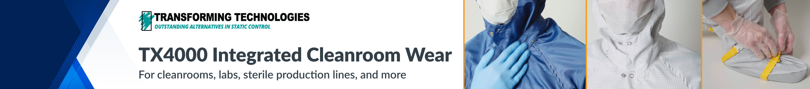 Transforming Technologies ESD Cleanroom Garments